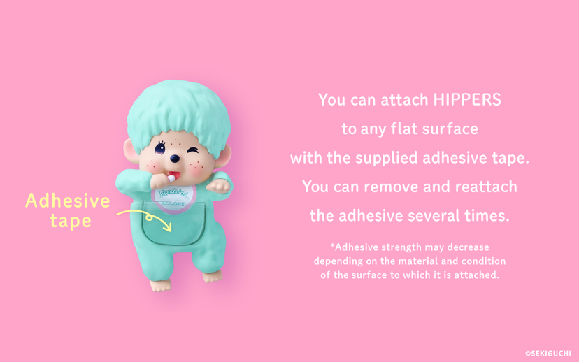 HIPPERS Monchhichi COLORS: Wink Series X0