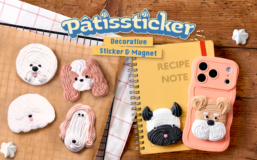 Pâtissticker Meringue Dogs Series F5